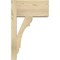 Ekena Millwork Olympic Block Rough Sawn Outlooker, Douglas Fir, 8"W x 14"D x 22"H OUT08X14X22OLY05RDF - alternate 2